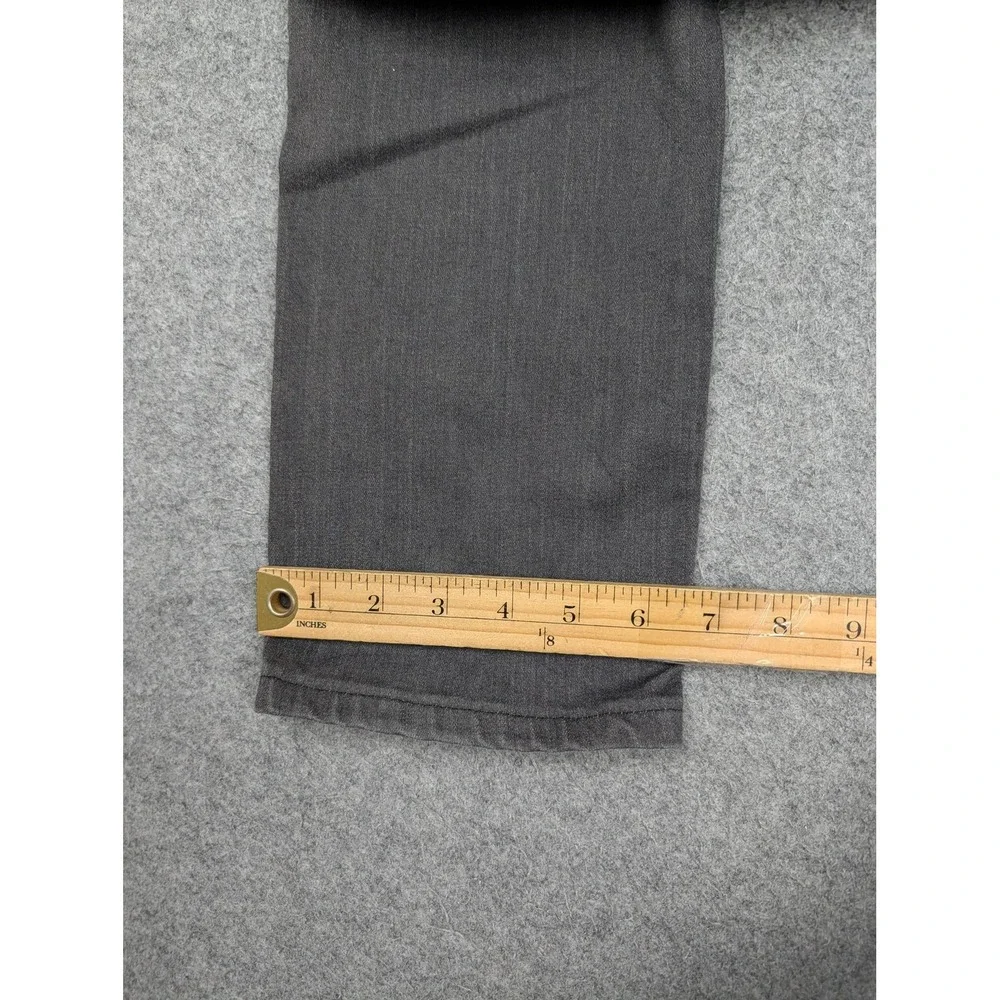 Paige Lennox Jeans Mens 32x26 Gray Charcoal Wash Slim Taper Stretch Denim Pants